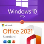 Microsoft Windows 10 Professional + Microsoft Office 2021 Standard Lizenz für 3 PC