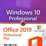 Microsoft Windows 10 Professional + Microsoft Office 2019 Professional Plus Lizenz für 3 PC