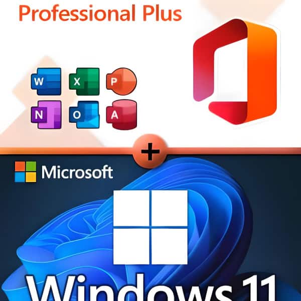 Microsoft Office 2024 Professional Plus + Microsoft Windows 11 Professional license for 3 devices