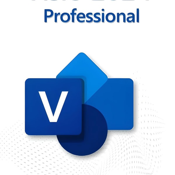 Microsoft Visio 2024 Professional license for 3 devices
