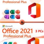 Microsoft Office 2024 Professional Plus + Office 2021 Professional Plus Licens för 3 enheter