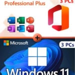 Microsoft Office 2024 Professional Plus + Windows 11 Professional Licens för 3 enheter
