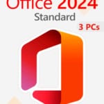 Microsoft Office 2024 Standard Licens för 3 enheter